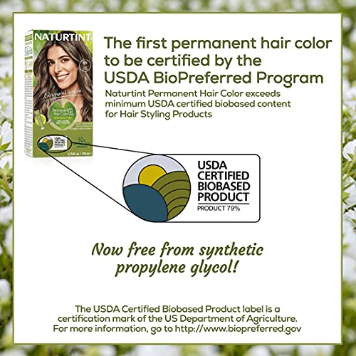Naturtint Permanent Hair Color 6N Dark Blonde (Pack Of 6), Ammonia Free, Vegan, Cruelty Free, Up To 100% Gray Coverage, Long Lasting Results #TOP3