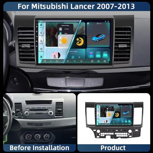 Autoradio portátil 4 nuclear de 1G 32GB para Mitsubishi Lancer 2007 2