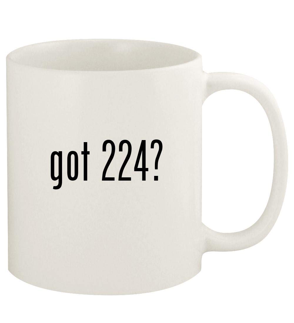 got 224? - 11oz Ceramic White Coffee Mug Cup, White
