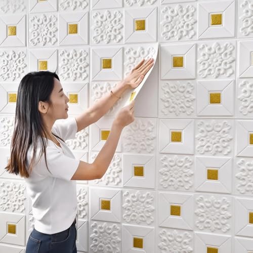Transforma tu hogar con paneles 3D de PVC autoadhesivos llenos de personalidad y calidez 2