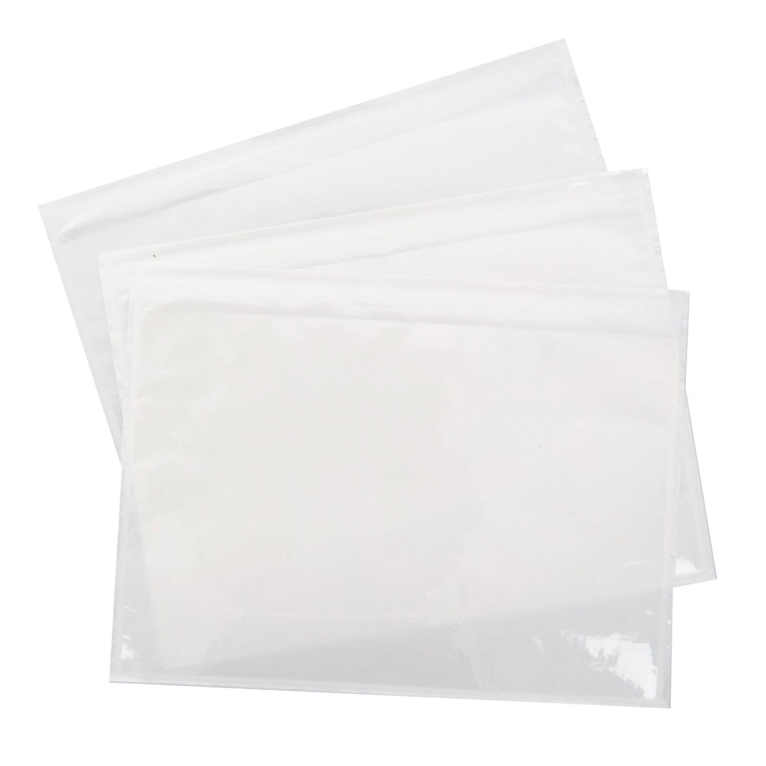 Lieferscheintaschen DIN C5 235x175 mm Transparent 1000 Stück, Dokumententaschen selbstklebend, Rechnungstaschen für A5, LDPE
