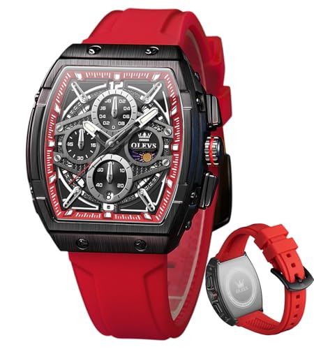 Image of OLEVS Watches for Men Original Analog Quartz Casual Stainless Steel Day Date Waterproof Luminous Men Wrist Watch