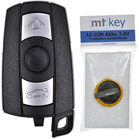 Estuche de Repuesto con Control Remoto para BMW Car Key Radio + Batería Recargable Cover