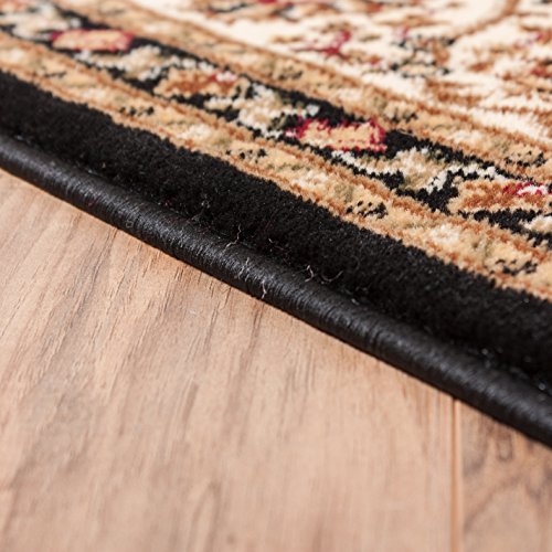 Tapete redondo Well Woven Barclay 160 cm negro miniatura 6
