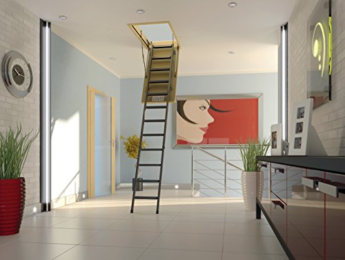 FAKRO LMS- 25x54-7'11'' - 10'1'' Insulated Metal Attic Ladder