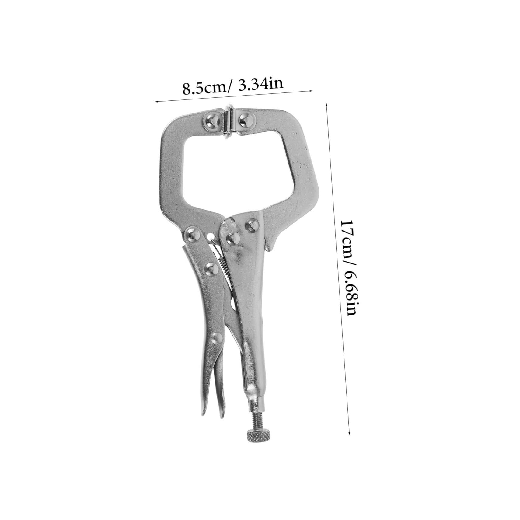OSALADI Powerful Welding Pliers Face Clamp c Pocket Hole Clamp C Clamp Woodworking Tool Face Clamp 6 Inch Right Angle Wrench Pliers for Woodworking Face Clamps High-carbon Steel