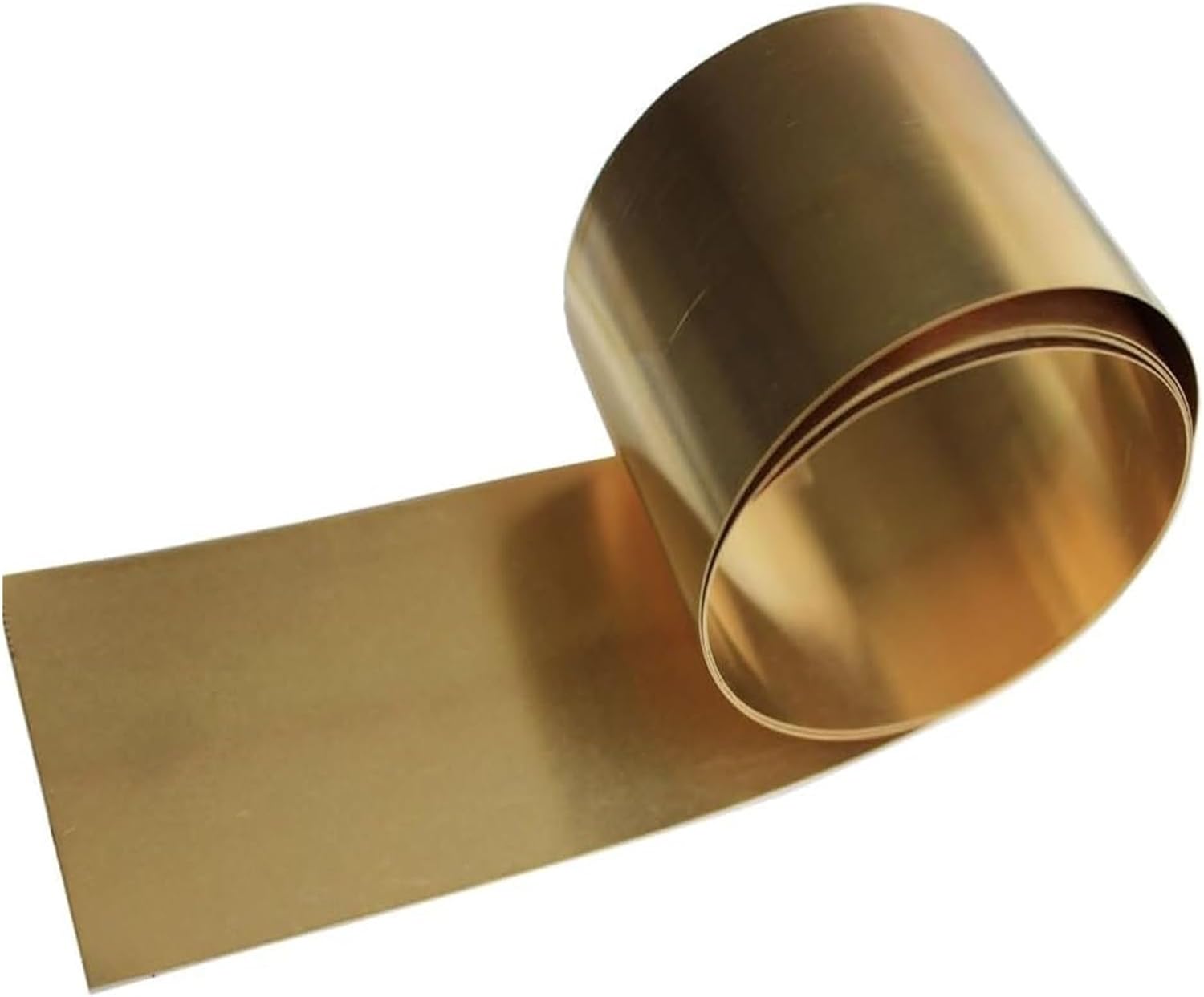 Brass Sheet,Thin Metal Roll Copper Foil Plate Strip Versatile for Crafts DIY Projects and Electrical Applications(0.15mm*200mm*1m)