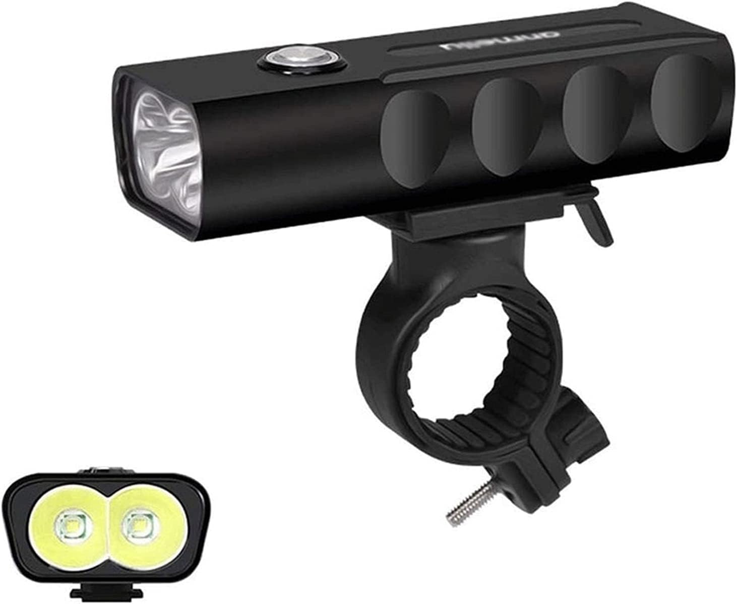 LED Bike Light USB Rechargeable,Waterproof Front Bicycle Lights Headlight for All Road Bicycles Mountain Bikes Wider Vision (Color : A)