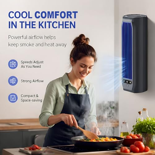 Ventilateur de table en ABS permanent moderne et robuste à trois modes de souffle - 8