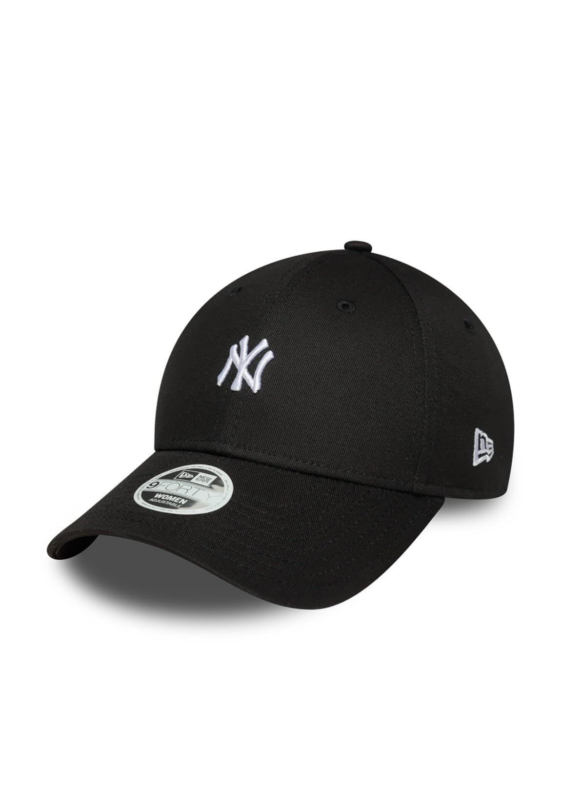 New Era Women's Black Mini Logo Mlb New York Yankees Baseball Cap Hat