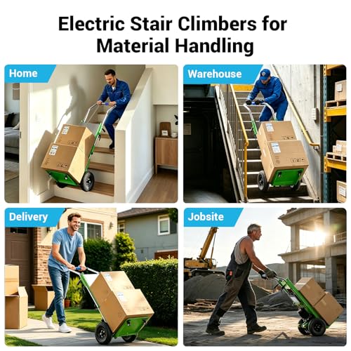 Carretilla eléctrica para escaleras 1300W miniatura 6
