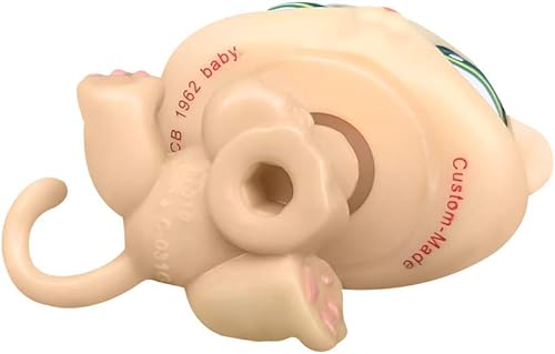 Miniatura 6 de LPSCB Mascotas hechas a medida para bebé, gato de pelo corto #2249 negro y blanco, ojo de flor de 1 pulgada, gatito mini pintura DIY gatito mascota