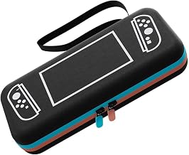 QUMOX Hard Case Compatible with Switch 2 - Protective Travel Case with Wrist Strap, Game Pockets and Zip Net - Suitable for Nintendo Switch 2 Consoles and Accessories