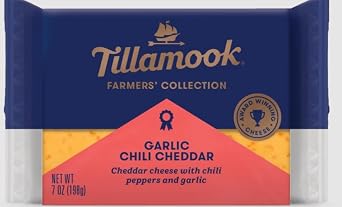 Tillamook Garlic Chili Cheddar 7 oz