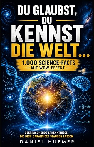 Du glaubst, du kennst die Welt…: 1.000 Science-Facts mit Wow-Effekt | Überraschende Erkenntnisse, die dich garantiert staunen lassen