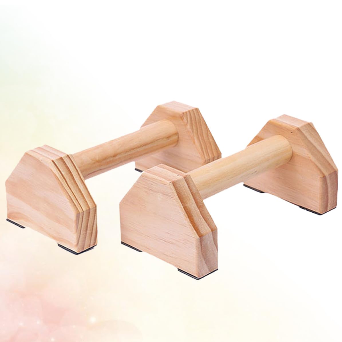 Soporte Madera Flexiones Par, de Barras para Fitness en Casa