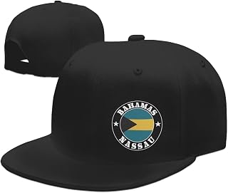 Snapback Hats for Men Women Adjustable Flat Brim Baseball Cap Flat Bill Fashionable Hip Hop Hat Trucker Hat Black