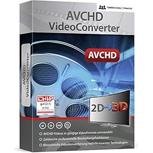 AVCHD Video Converter – Umwandlung, Bearbeitung, Konvertierung für über 50 Formate in jedes beliebige Video und Audio Format – gutes Programm zur Unterstützung beim Video Schnitt – für Windows 11, 10 / 8.1 / 8 / 7