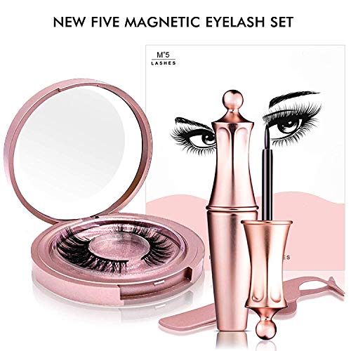 QrBxa Magnetic Eyeliner With Magnetic Eyelashes, Magnetic Lashliner For Use with Magnetic False Lashes