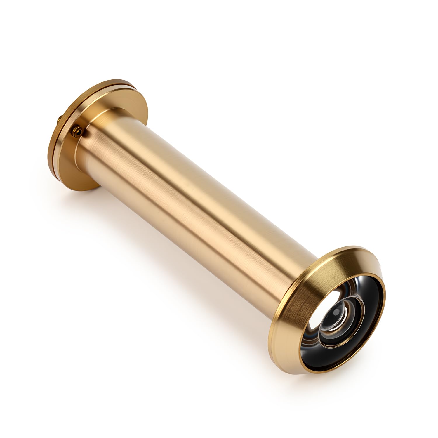XZLUPUP 1Pcs Door Peephole Viewer Wide Angle Brass Gold Privacy Cover