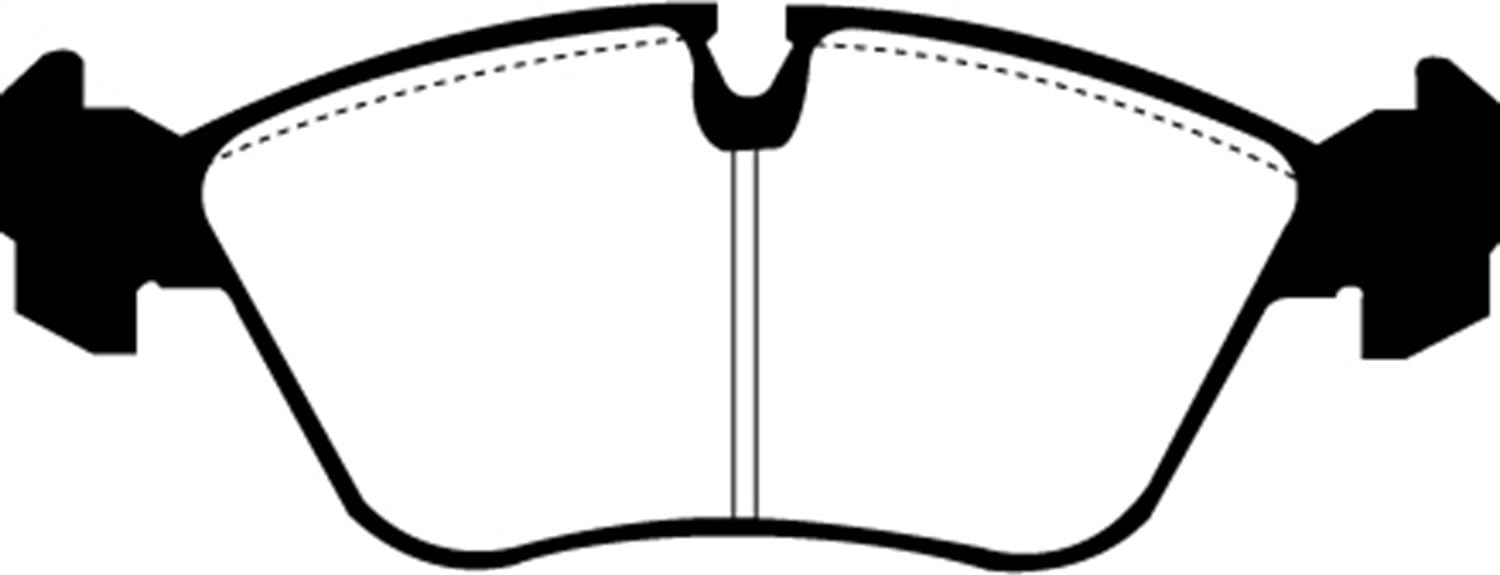 EBC Brakes DP2880 Greenstuff 2000 Series Sport Brake Pad