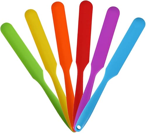 Miniatura 5 de BESTonZON Buttercream - Raspador de banco, raspador de masa, raspador lateral para tartas, cepillo para teñir el cabello, raspador para tartas, más