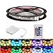 Price comparison product image 3M RGB LED Strips Lights Waterproof 5050 TV Backlight with Battery Powered Box and 24 Keys IR Controller for Home Indoor Outdoor Lighting Christmas Decoration