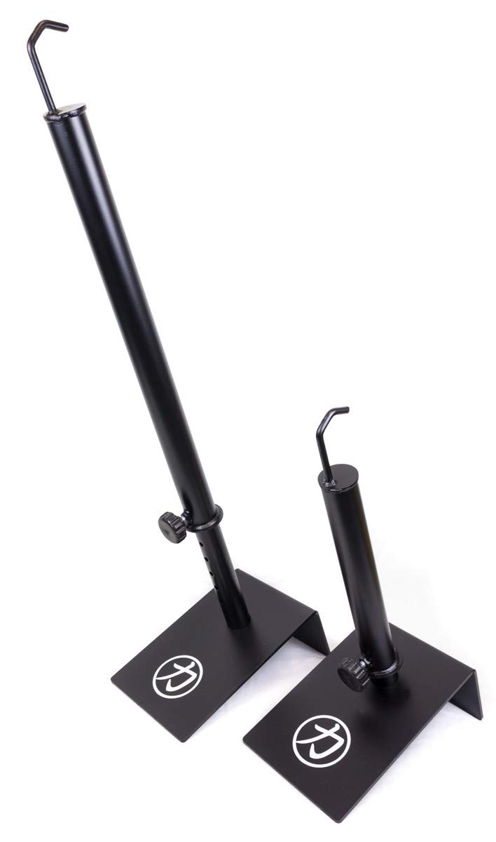 Strength Shop - Eccentric Bankdrück-Kniebeugehaken Komplett Verstellbar - Bench/Squat Hooks