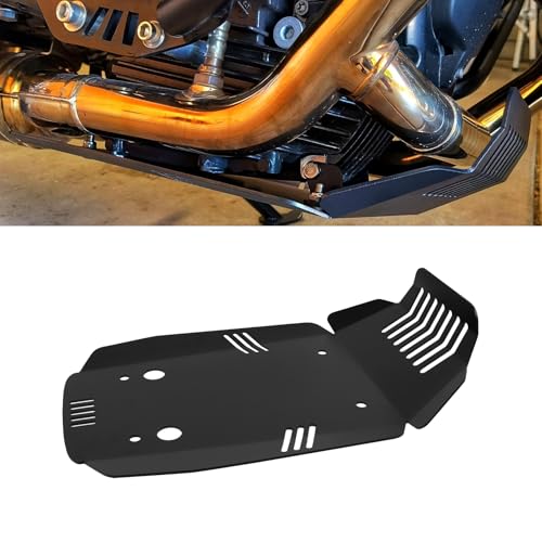Image of WORLDMOTOP Skid Plate Cover Engine Chassis Protection Guard Replacement for BMW R nineT Pure /Racer /Scrambler /Slash 5 /Urban GS 2014-2023 Motorcycle Belly Pan Bottom Protecter(Black)