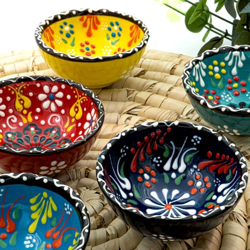 giftupstore Bridal shower favors, 16 Set of Ceramic Bowls, Wedding Favors for Guests Bulk, Baby Shower Favors Bulk, Mexico Wedding Party Favors, 3.14 inches dimension (White Box) by giftupstore - Image 6