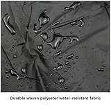 CSPone Hängesessel Abdeckung groß Abdeckplane hängesessel schutzhülle Abdeckhauben für Schwebesessel Stoff mit PU-Überzug Regenabdeckung Wasserdichtes Atmungsaktives (Grau)