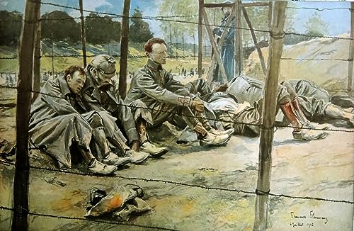 Pintura mural de Francois Flameng para decorar tu dormitorio con arte histórico (60x90cm)