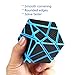 Twister.CK Ghost Cube 3x3 ,Magic Newest Ghost Speed Cube 3x3 with Carbon Fiber Sticker Intelligence Puzzles,Ultimate Ideal Christmas Birthday Party Gifts for Brain Teasers of All Ages.