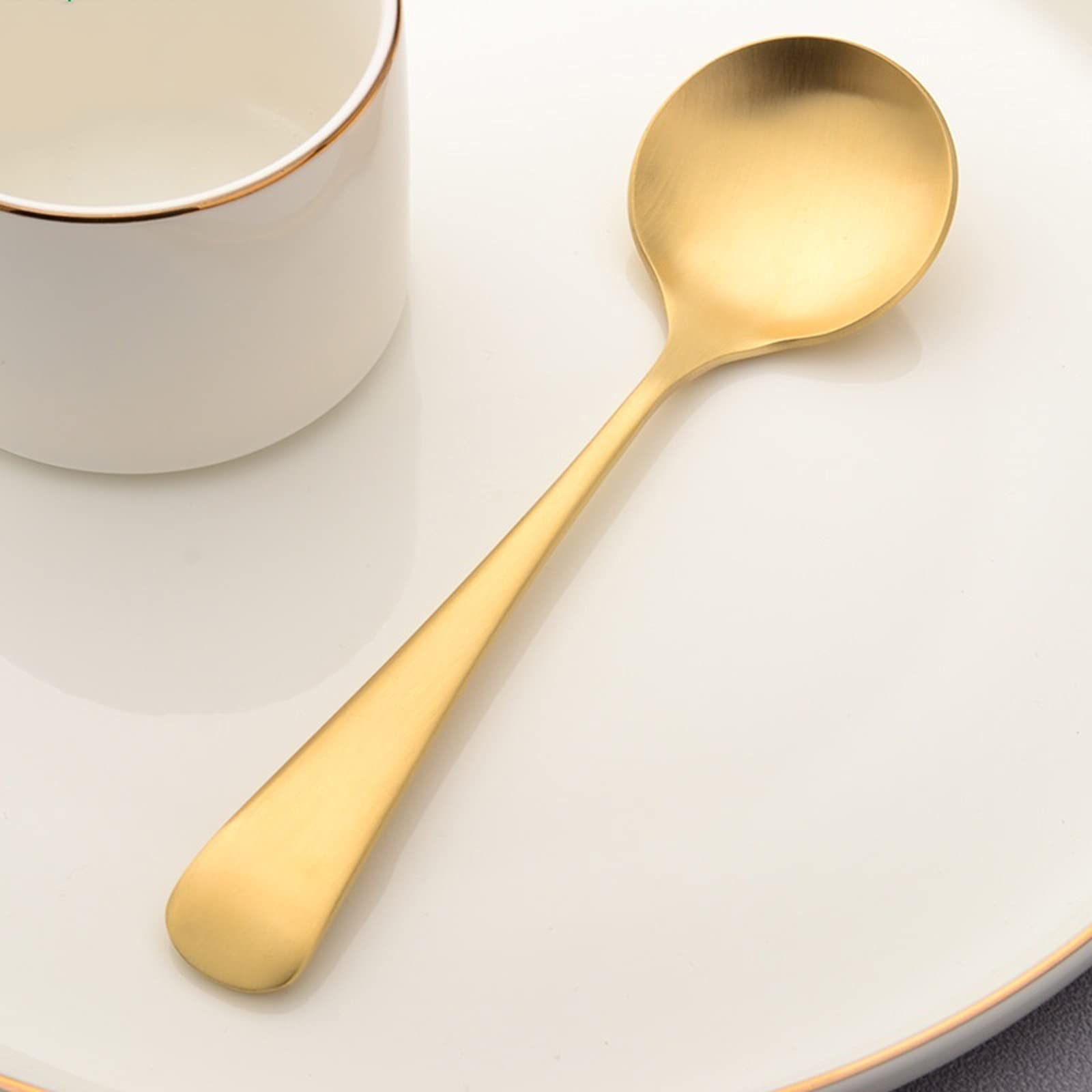 Cucharas de Café, Té Cuchara de cobre nórdico COBRE PURE COBRE CREATIVA LINDA CABEZA CUADRADA COREAN CUADRADA CUCHILLA DE LA CUCHILLA RED RED RED CUCHILLA DE POSTERA DE POSTERA DE POSTER Cuchara para