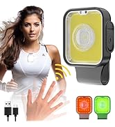 Yls Running Light, Rechargeable Clip on Running Lights for Runners, 12 Lighting Modes High Visibi...