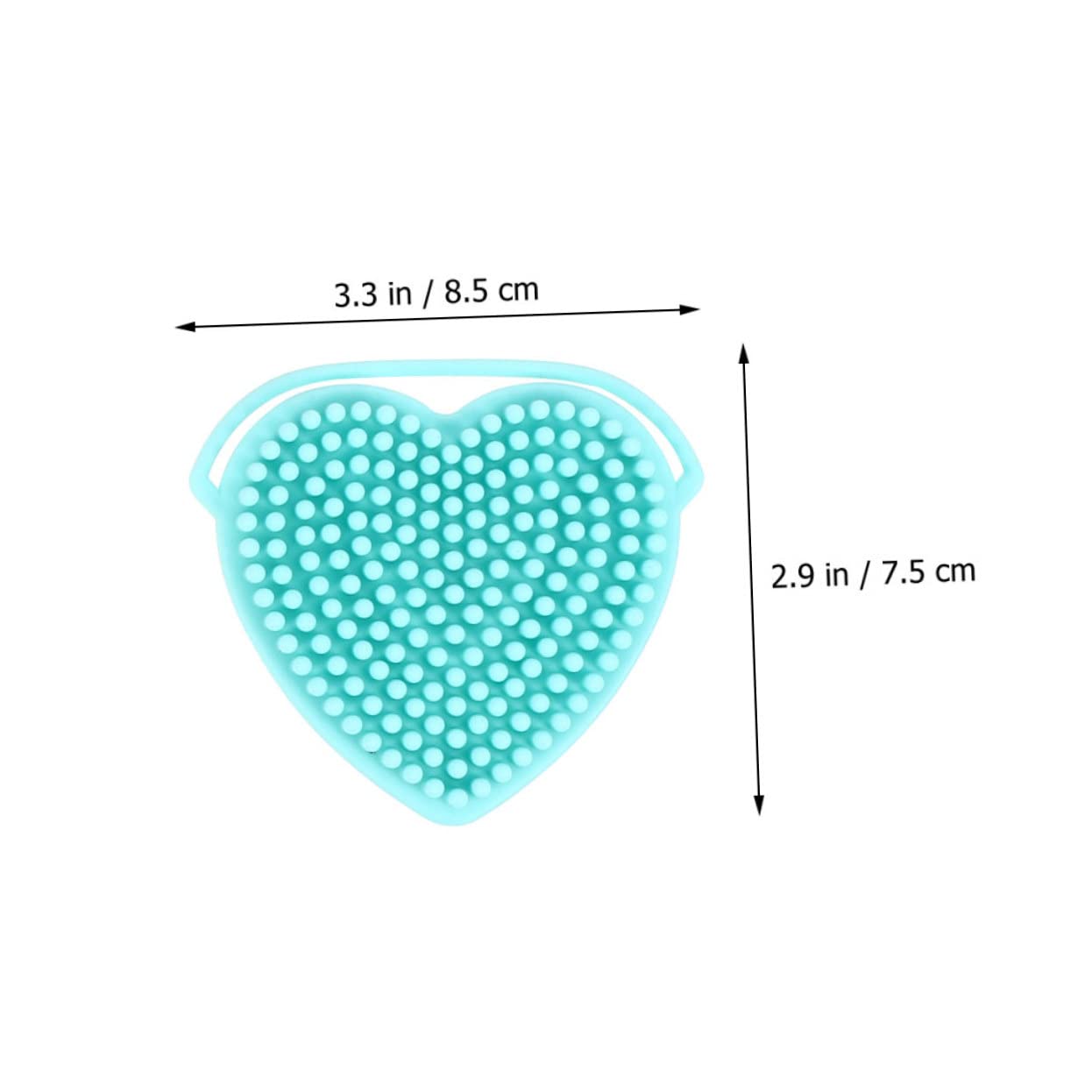 IWOWHERO 4pcs Face Cleansing Brush Handhold Facial Brush for Women Silicone Face Scrubber Gentle Skin Cleaning Tool