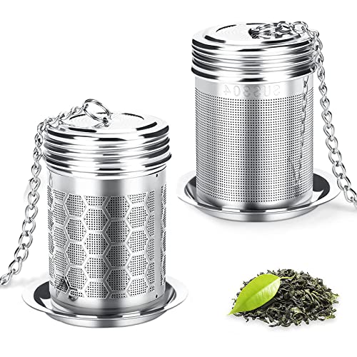 ✨【Design dei fori metallici】: i minuscoli fori in filo metallico possono separare i solidi dal liquido, preparare una bevanda da tè pura e deliziosa e impedire efficacemente che i solidi si disperdano nell'acqua e influenzino il gusto.