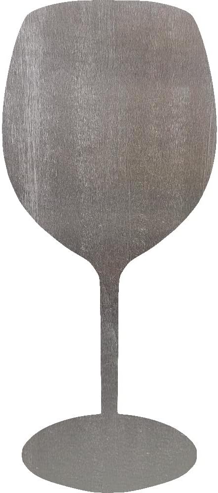 Wine Glass 1 Steel Cut Out Metal Art Decoration