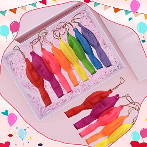 JULLIZ 88pcs Punch Balloons, Punching Balloon Party Favors for kids, Neon Bounce Balloons with Rubber Band for Carnival, Fun, Gift Bag Party Favors by julliz - Image 7