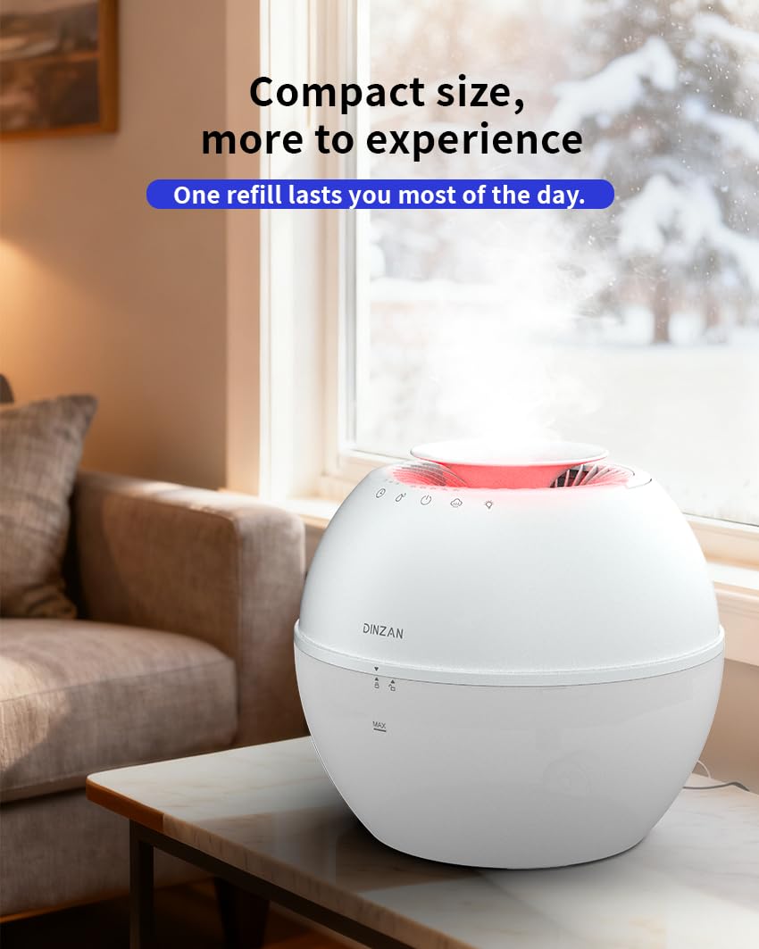 DINZAN 2 In 1 Humidifier Dehumidifier Combo Small Dehumidifer for
