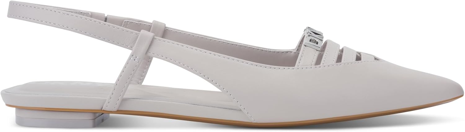 DKNY Women's Mikado Pointed Toe Slingback Ballet Flat