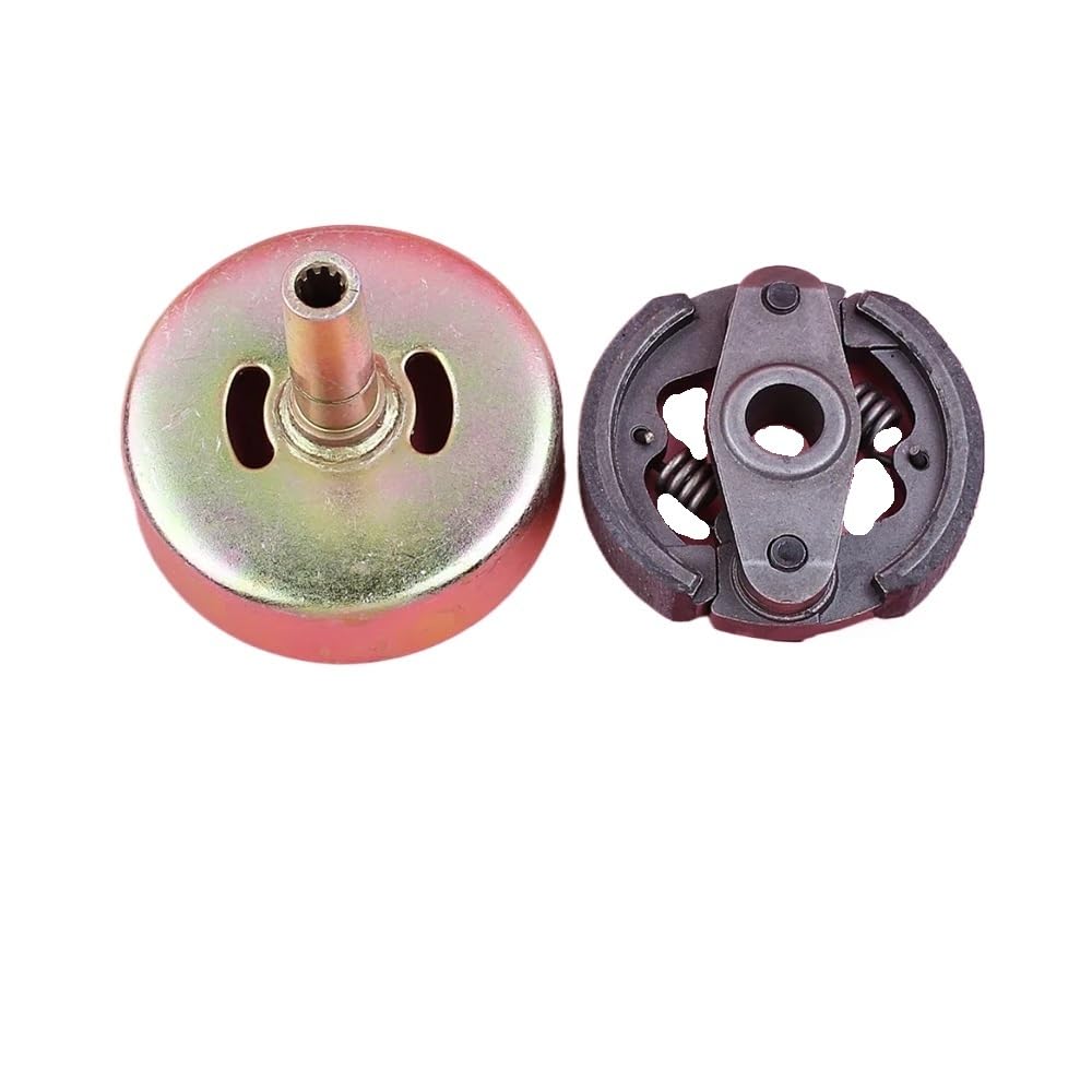 Adecuado for Motor de cortacésped y desbrozadora NB411. Conjunto de Embrague de 75 mm con Tambor de Embrague de 9 Dientes.