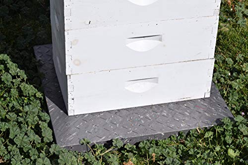 Ekon Ac Condensing Unit Support Pad 24X24X3 | Equipment Support Pad | For Hvac Units, Generators, Ac Condensers, Air Conditioners, Beehives & More | 100% Recycled Plastic #TOP6