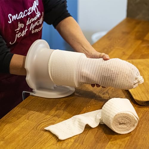Miniatura 3 de Browin 310105 Red Para Ahumar 12,5 Cm X 5 M, Para Asar, Ahumar, Caldo, Cocinar Y Madurar Carne De Hasta 1,5 Kg De Peso A Máx. 220 C , Color Blanco