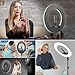18 Inch Ring Light Kit, 55W6700k Dimmable LED Light, Tripod Stand, Remote Controller,Box,CRI95,Black