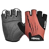ANTIDESLIZANTE Y ANTIABRASIÓN: Los guantes de bicicleta de montaña son perfectos para proporcionar un mejor agarre en el manillar en condiciones de humedad o sudor. La palma sintética está hecha de una microfibra fina para combinar durabilidad con un agarre y comodidad excepcionales. Además, las costuras de doble costura proporcionan una mayor durabilidad para la temporada de uso intenso y lavados frecuentes.