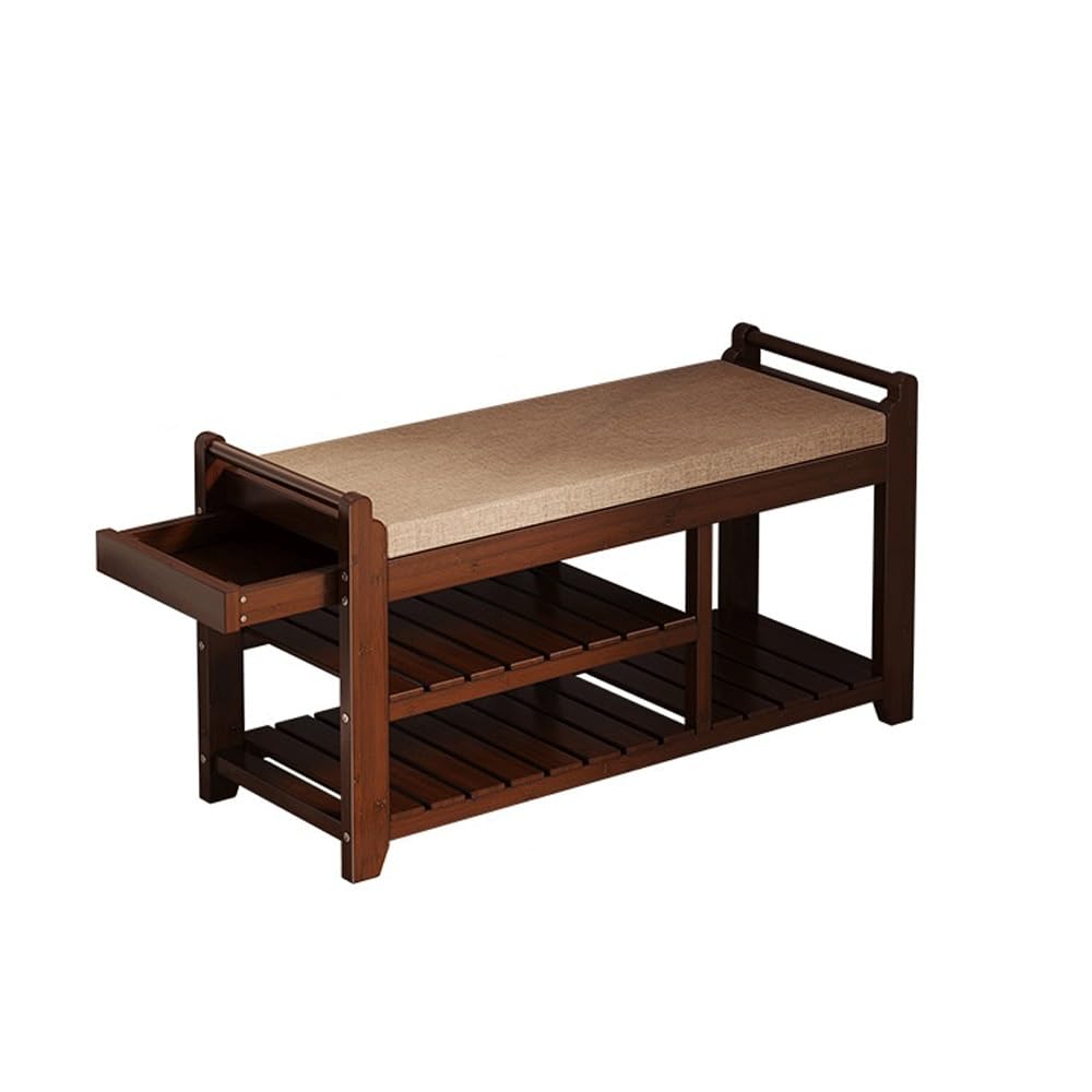Sda287mz Bruin Bedroom Entrance Foyer Shoe Changing Stool Wearing Long Bench(Bruin)