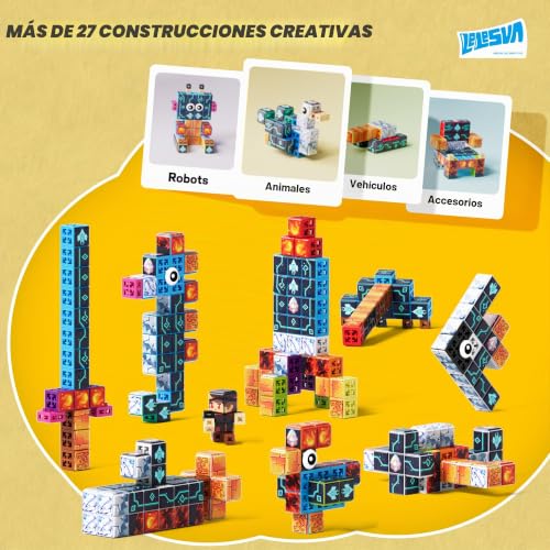 Miniatura 5 de Spatial Soma Cube - Juego de 142 cubos temáticos para niños a partir de 5 años, juguete educativo STEM, material ABS seguro, niños y niñas