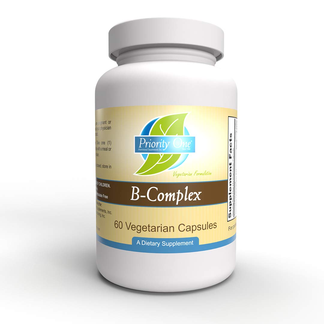 Priority OneVitamins B Complex 60 Vegetarian Capsules