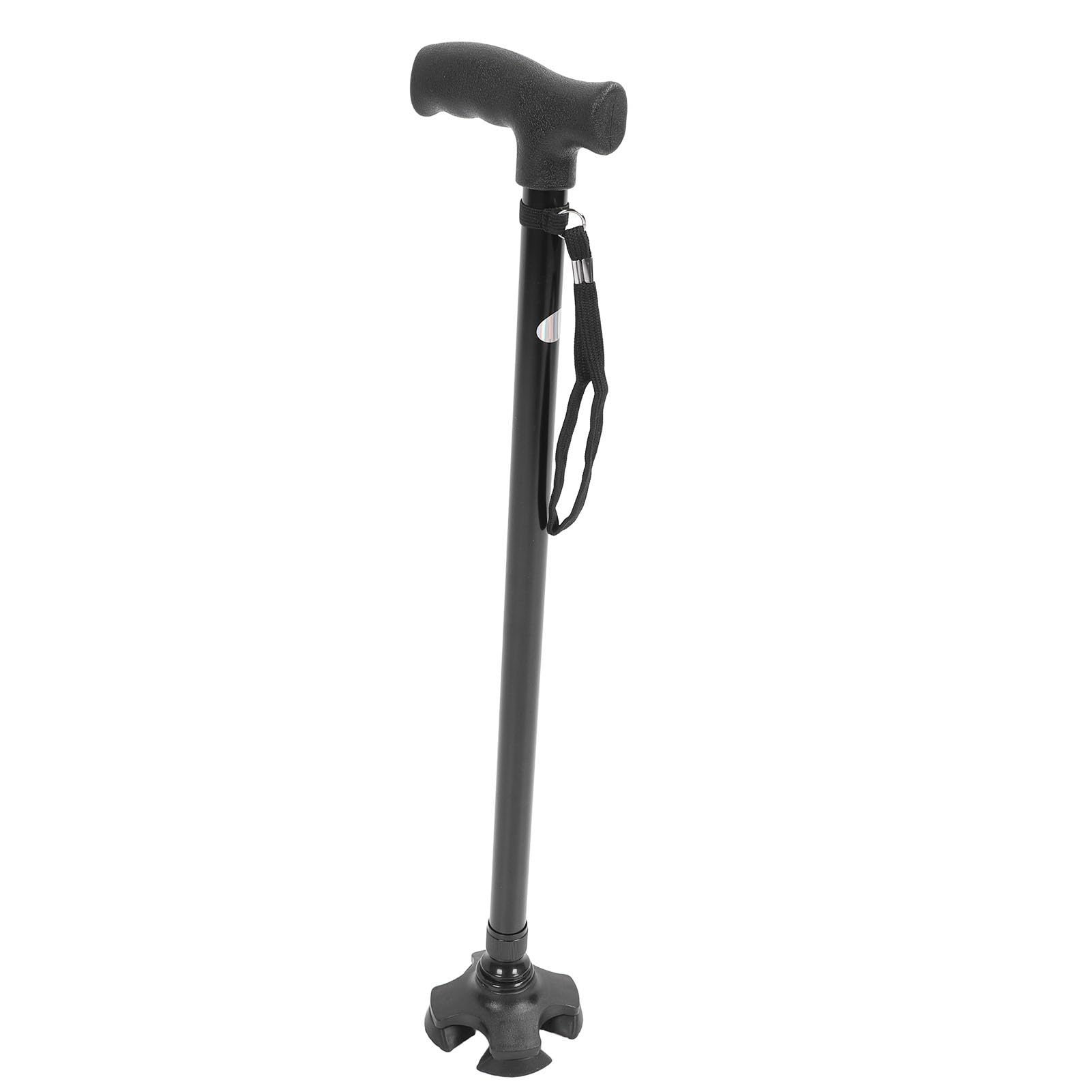 Quad Cane Regulowana wysokość Antypoślizgowa Lekka, chowana laska dla seniorów z 4-zębną podstawą do wspinaczki górskiej